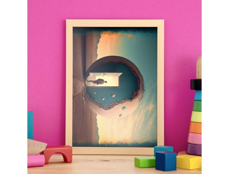 NACNIC Poster Puerta Galáctica En Estilo Surrealismo Cinematográfico Ilustraciones Y Grabados De Historieta Abstracta Y Artística A3