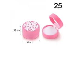 Caja De Joyería De Terciopelo Para Anillos De Boda Aretes Collar Pulsera Regalo Nxy Veinticinco