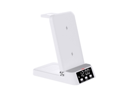 Base De Carga Inalámbrica Magnética 4 En 1 Con Reloj, 15 W, Para Fundas De Teléfonos Móviles Iphone/samsung.