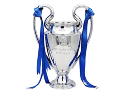 Trofeo Real Madrid UEFA Champions League 2022 Plástico 16cm Plata Azul Jeiibrzui