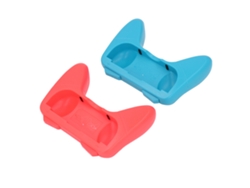 Empuñaduras Ergonómicas Para Mando Joy-con Con Control Preciso Y Resistencia Al Sudor - Rojo + Azul