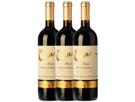 Vino NORTE DE ESPAÑA - CVNE Norte De España - Cvne Cune Rioja Gran Reserva (0.75 L - 3 unidades)
