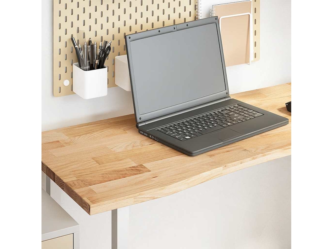 Tablero Escritorio | Superficie De Mesa | Tablero De Mesa Rectangular Madera Maciza Roble Sin Tratar Wsd43775