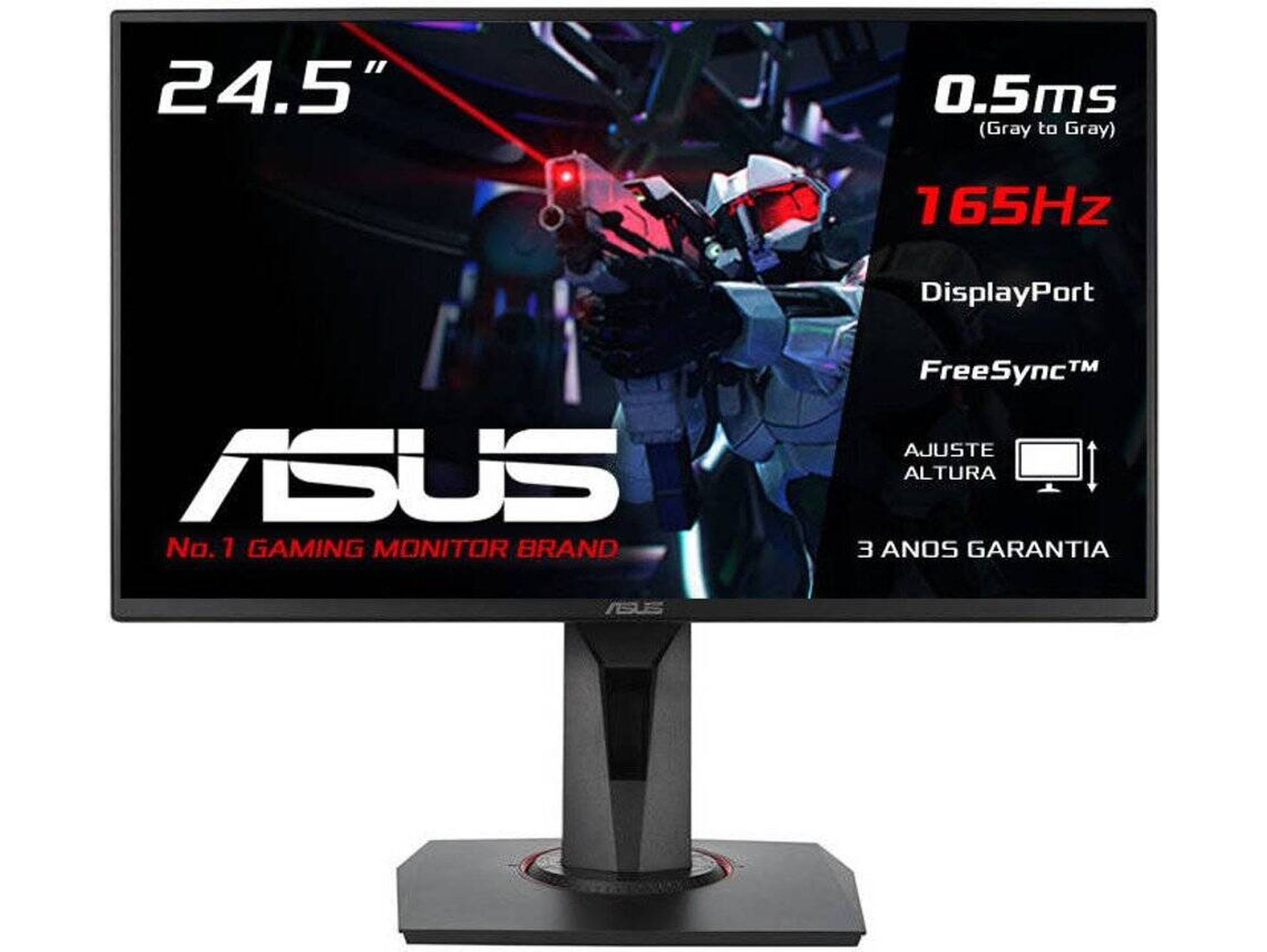 Monitor Gaming ASUS VG258QR (25'' 1 ms 165 Hz GSync) Worten.es