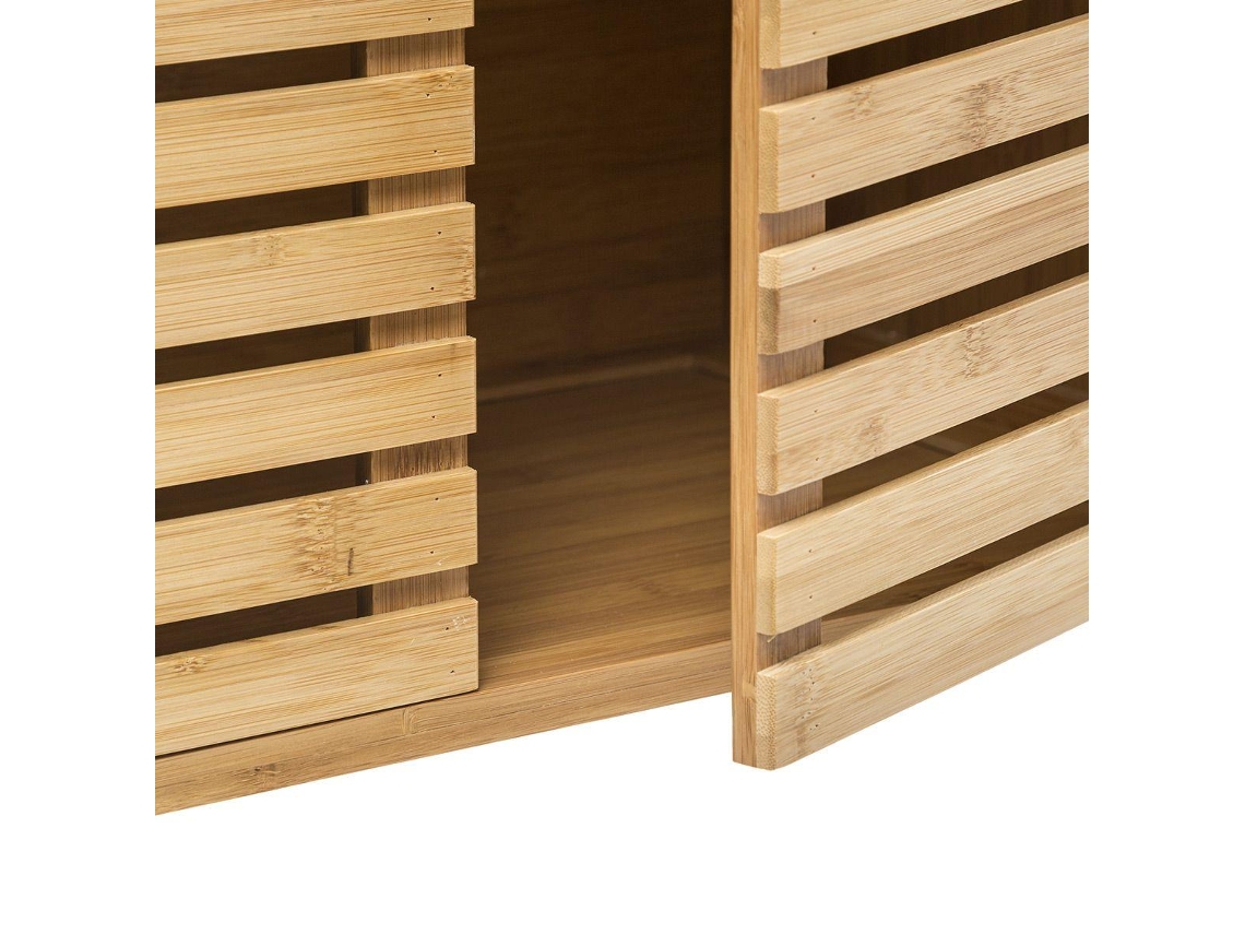 Mueble de baño de bambú con recorte