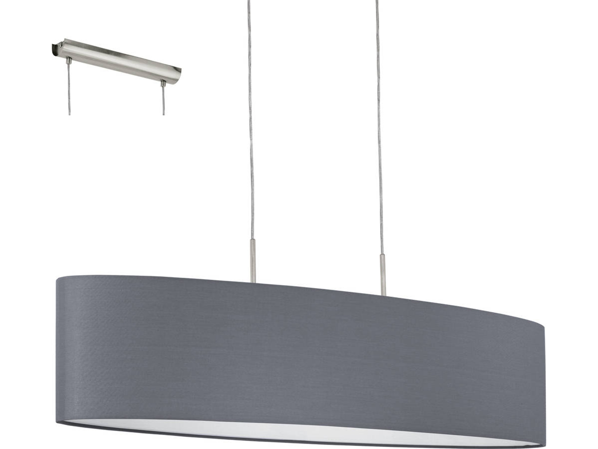 EGLO Lámpara colgante Pasteri gris 31586