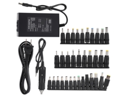 Adaptador De Energia (carregador Universal Para Notebook Para Uso Em Casa/veículo)