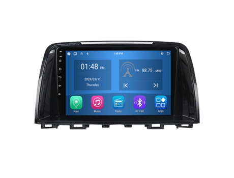 Autoradio 4GB RAM64GB ROM ROVERONE para Mazda 6 Atenza 3 GJ 2012 - 2015 CarPlay Android Coche Radio Bluetooth Navegación