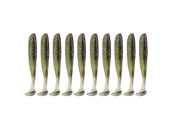 SLOWMOOSE 10pcs / lot señuelos blandos cebo de silicona 7cm 2g productos para pescar en el mar - pesca pva swimbait wobblers[G - 10 Piezas / 10 Cm]