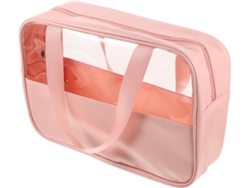 Neceser Ligero Y Transparente De Pvc Y Pu Con Un Diseño Elegante Y Práctico.
