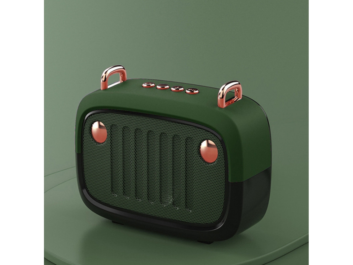 (verde) Nuevo Altavoz Bluetooth Portátil Bs32d Con Diseño Creativo De Dibujos Animados
