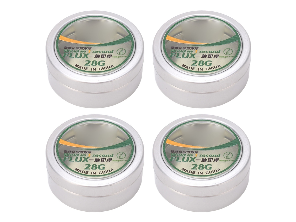 4 Unidades De Pasta Limpiadora Para Puntas De Soldadura, Para Refrescar Y Desoxidar, Eficaz, 28 G