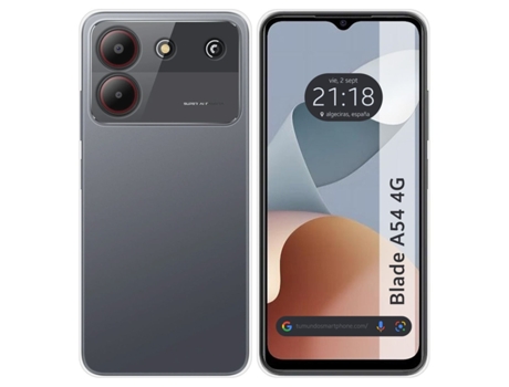 Funda Gel para Zte Blade A54 4G TUMUNDOSMARTPHONE Transparente