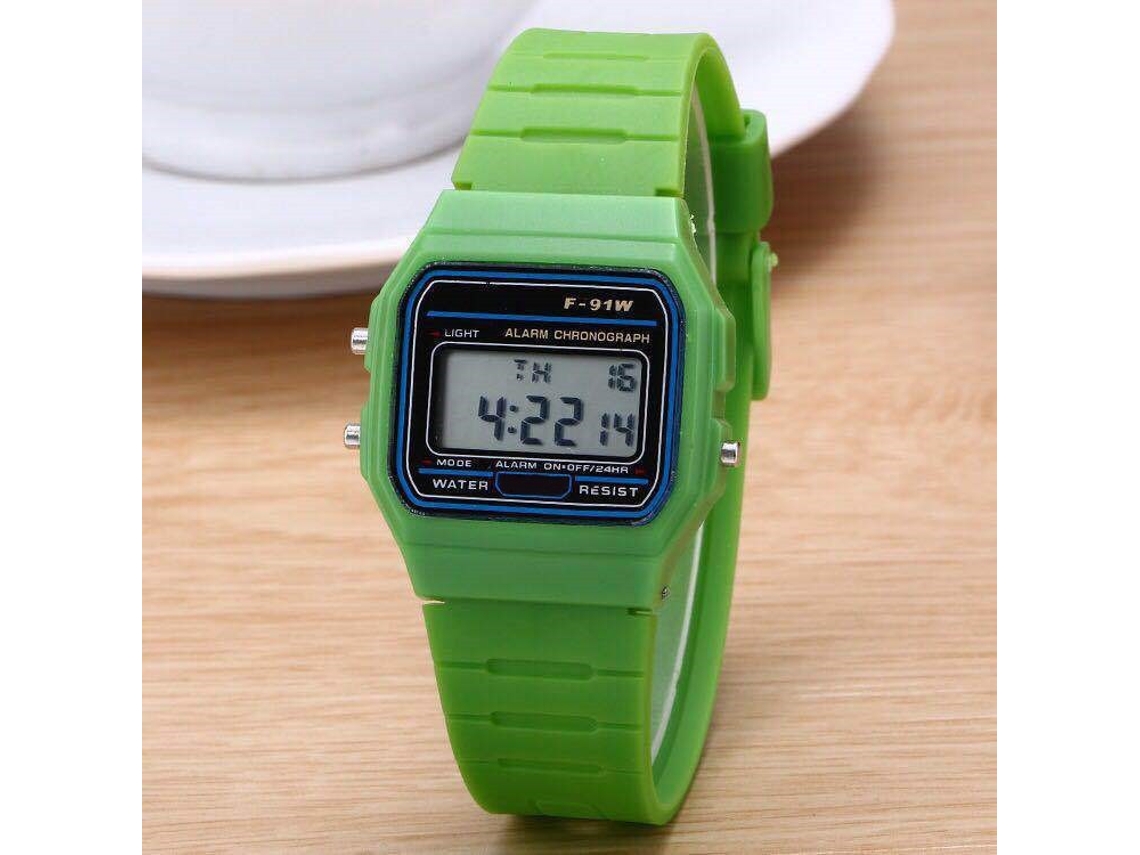 Reloj deportivo digital MDUG para hombre de 55 mm con luz LED.
