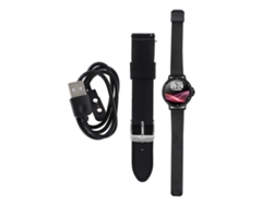 -reloj Inteligente Para Mujeres Fitness Tracker Con Pantalla Táctil 1.2 Pulgadas Monitor De Sueño Y Calorías Negro