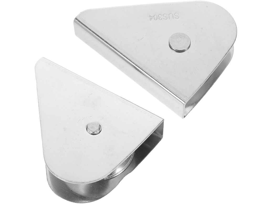 Juego De 2 Poleas De Acero Inoxidable 304 Para Piezas De Mástil.
