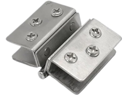 Charnière De Porte En Verre Double Face Sans Trouble, Acier Inoxidable, Pinzas Para Placard, 4-12mm