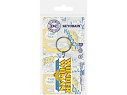DC- RUBBER KCH WONDER WOMAN LOGO