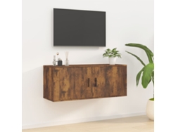 Mueble Para Tv | Armario Para Tv De Pared Roble Ahumado 100x34,5x40 Cm