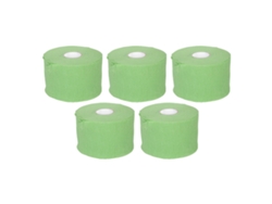 5 Rollos De Cintas De Papel Elásticas Desechables Para Cuello Para Peluquería Y Salones De Belleza