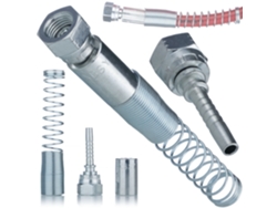 Conector Para Manguera De Pintura 1/4'' – Alta Durabilidad | Acero Inox | Proteccion Contra Abrasion
