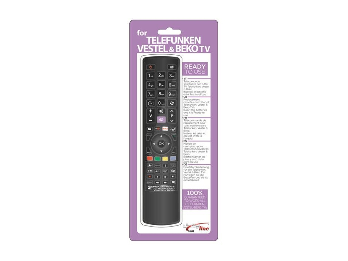 Mando a distancia de TV dedicado para Vestel Telefunken y Beko MBG 1721 LE SITE DE LA PIECE