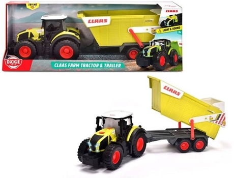 Coche DICKIE Tractor Con Trailer Claas 64 Cm. (Edad MÁÂÁÂÁÂÁ nima: 3 AÁÂÁÂÁÂÁ±os)