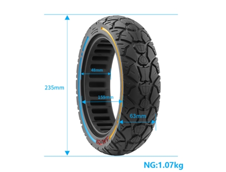 Neumático sólido todoterreno para scooter eléctrico 4Pro