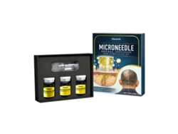 Kit para el crecimiento del cabello con microagujas herbales y esencia.
