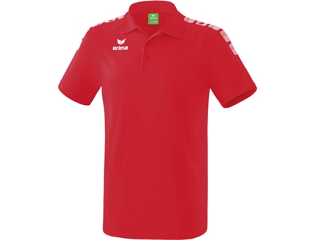 Polo para Hombre ERIMA Essential Rojo, Blanco para Multideportes (L)