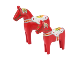Caballo Dala sueco de madera cuidadosamente seleccionado, estilo clásico, regalo único para visitantes y turistas extranjeros Kofihety