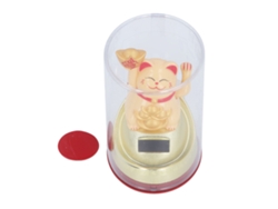 Estatua De Gato De La Suerte, Energía Solar, Económica, Feng Shui, Riqueza, Para Coche, Mesa, Tienda Amarilla