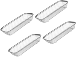 Cesta Metálica De 4 Piezas Para Lavavajillas, Ideal Para Cubiertos Pequeños.
