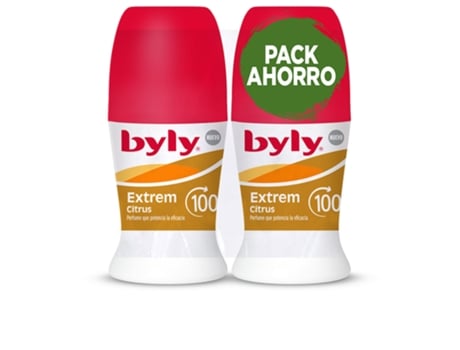 Extrem Citrus 100H Deo Roll-On Pack 2 X BYLY 50 Ml