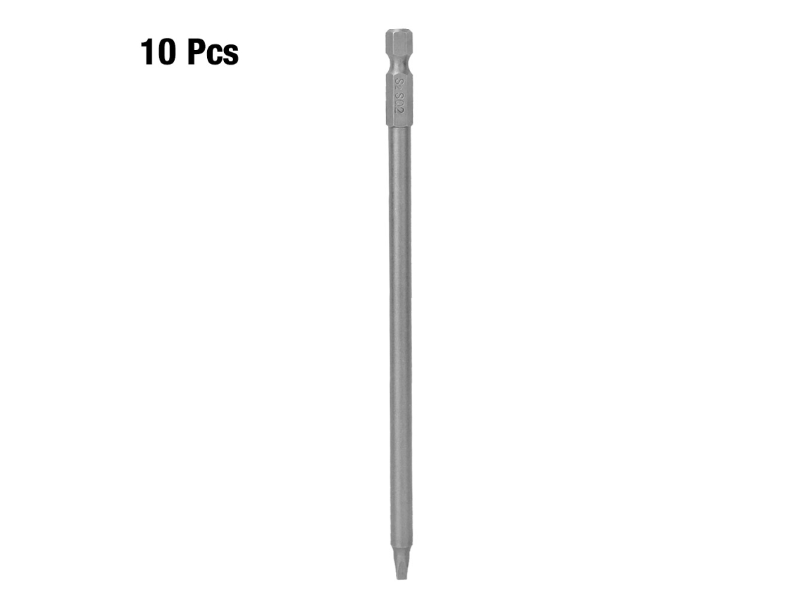 Juego De 10 Puntas Magnéticas Largas De 150 Mm Para Destornillador Eléctrico.