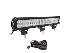 Barra de luces LED para todoterreno, SUV, ATV, varios tamaños, 1 x 162 W con kit de cableado OEM