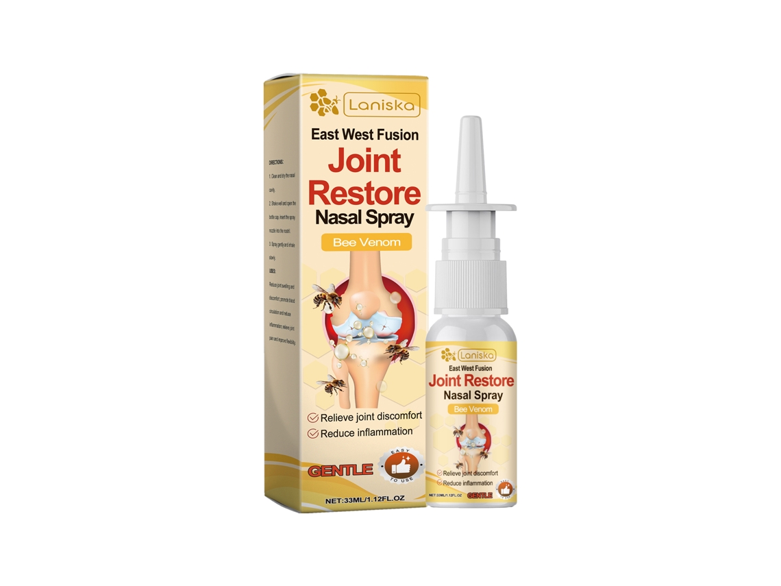 Spray nasal herbal para las articulaciones, para mayor comodidad y flexibilidad articular, 33 ml.