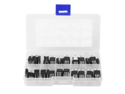 Kit De Transistores 60pcs 10 Valores L7805cv Lm317t Con Caja De Almacenamiento