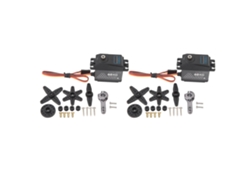 Ymsl 2 Set Servo Digital Rc 40kg Alta Torsión Con Brazo De Servo Metal 25t Para Coches Barcos Robots Rc 1/12 1/10 1/8 Hxl