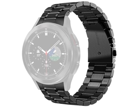 Correa de acero inoxidable para Samsung Galaxy Watch 5/4 40mm 44mm/Watch 5 Pro 45mm/Watch 4 Classic 42mm 46mm - negro