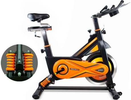 Gridinlux Trainer Alpine 8500 bicicleta ciclo indoor spinning volante de inercia 25 kg nivel avanzado sistema impactos pantalla lcd fitness grindilux 1195 64 117