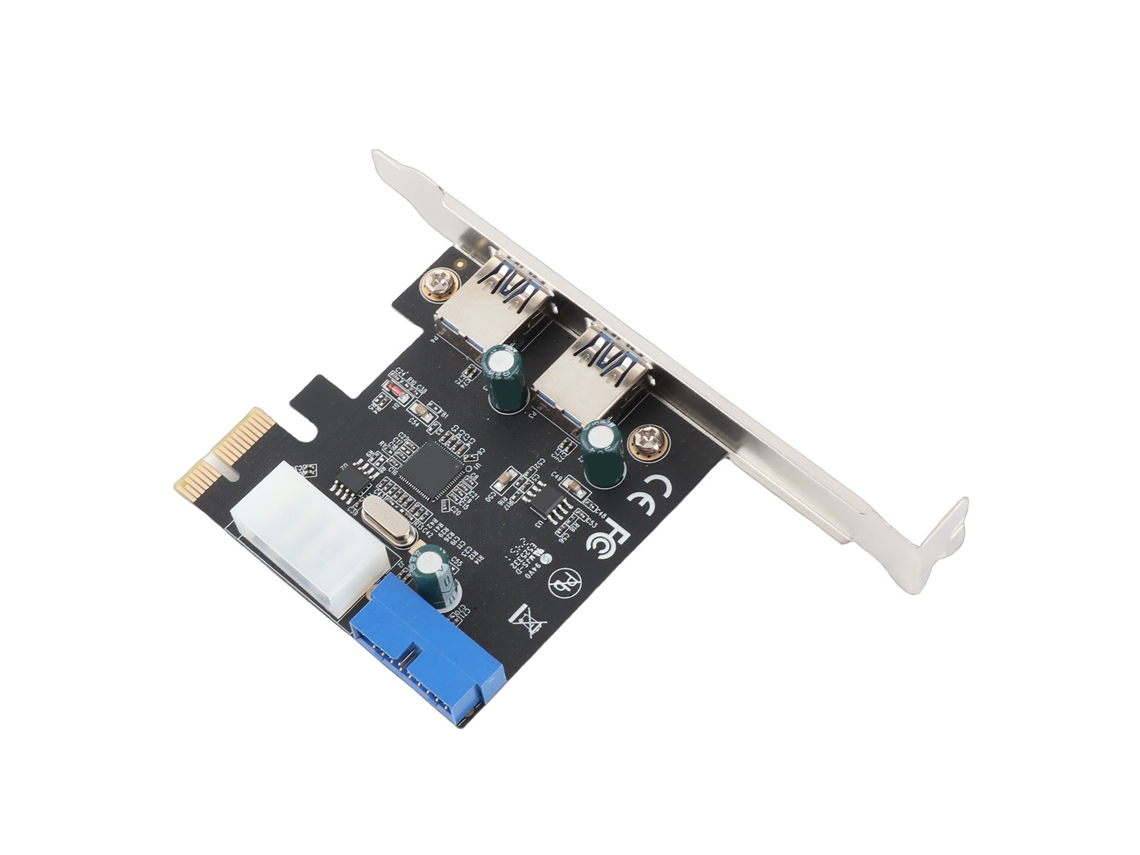 Tarjeta De Expansión Usb3.0 2 Puertos Pci‑e A Adaptador De Controlador Usb3.0 Tarjeta Pcie Usb