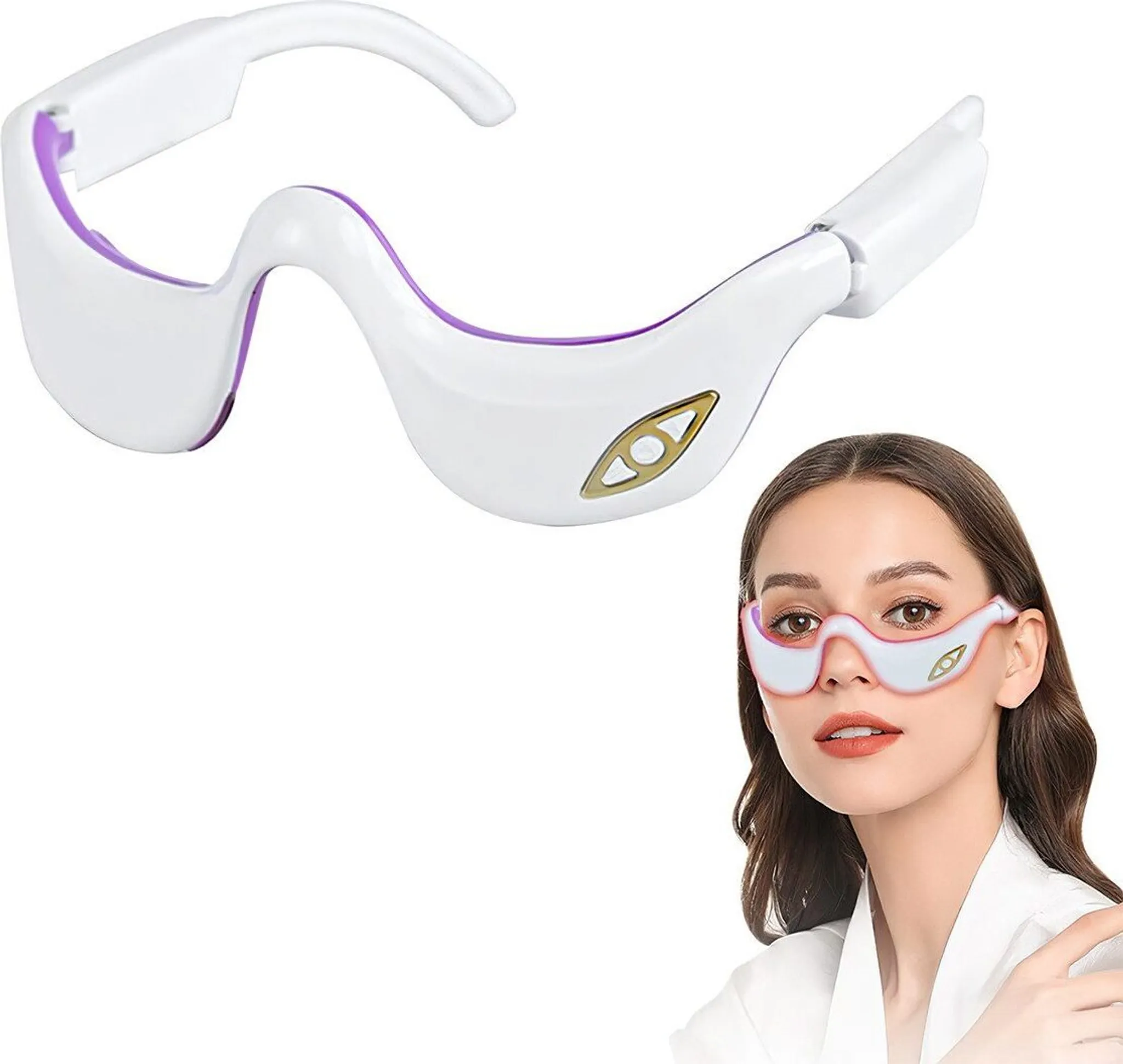 Protección Ocular De Microcorriente Ajustable En 3 Niveles