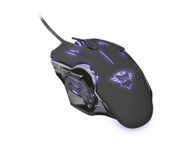Ratón TRUST GXT (Óptico - 2000 dpi - Negro)