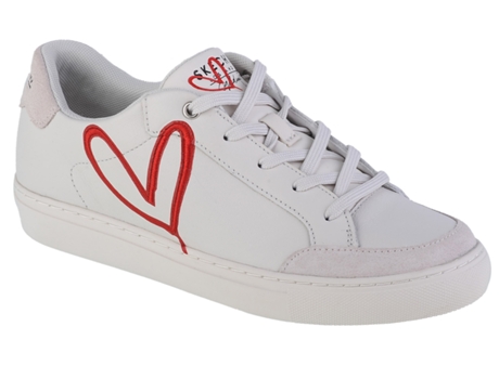 Zapatillas Mujer SKECHERS (35 - Cuero Flor - Blanco)