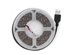 Rebe-tira Led De 5m/16.4in Con Alimentación Usb 5v, Adhesivo Fuerte, Luz Blanca Cálida Para Decoración De Dormitorio, Cocina Y Hogar