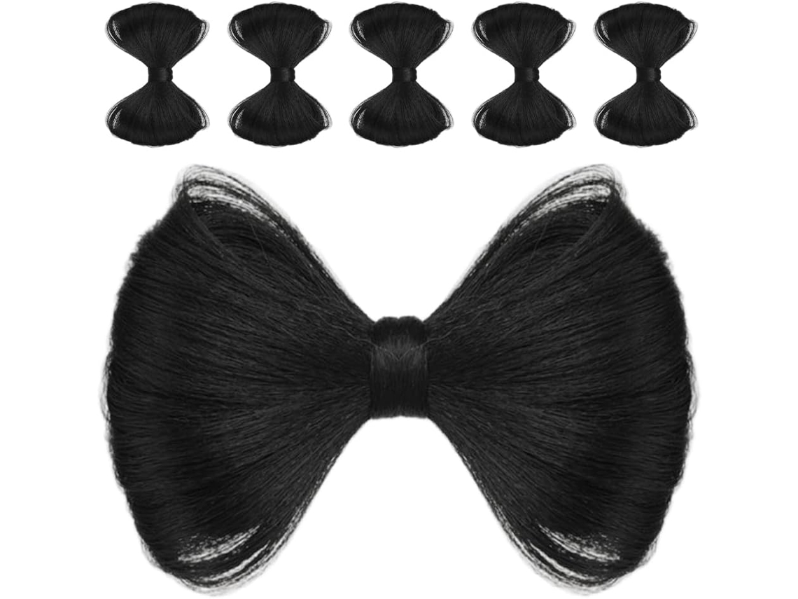 Conjunto De 6 Acessórios Para Cabelo: Coque, Laço, Presilhas Com Presilhas De Patinho.
