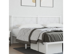 Cabecero De Metal Blanco 200 Cm