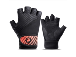 Guantes De Entrenamiento Transpirables Sin Dedos Con Protección Completa De La Palma Para Levantamiento De Pesas Y Ciclismo.