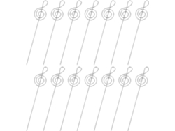 Besportble Amosfun De Metal Plateado Para Tarjetas Con Forma De Nota Musical Y Banquetes Y Fiestas 13,00 X ...